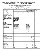Đề kiểm tra học kì II - Năm học 2013 - 2014 môn Ngữ văn 7